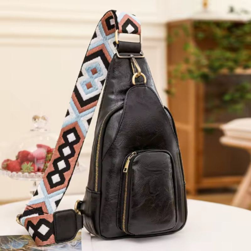 Liora Women's Leather Sling Bag – Adjustable Strap for Everyday Comfort 0
