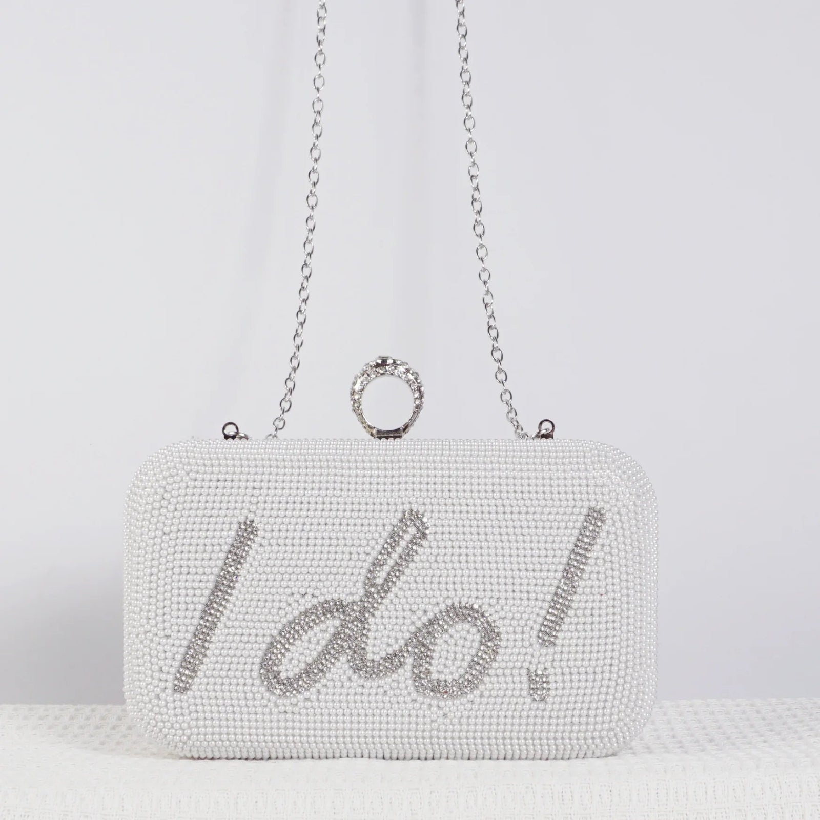 Brina Women's Mini Evening Bag – Pearl Embroidery Elegant Clutch Purse 1