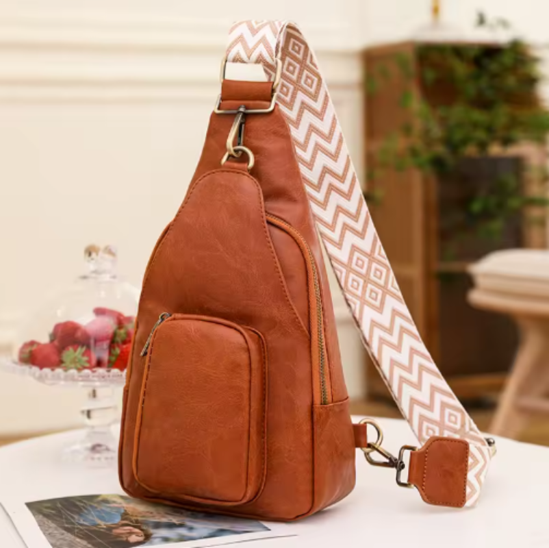 Liora Women's Leather Sling Bag – Adjustable Strap for Everyday Comfort 3