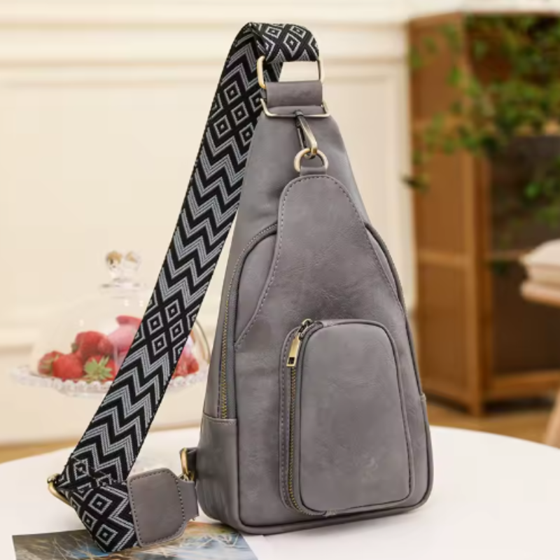 Liora Women's Leather Sling Bag – Adjustable Strap for Everyday Comfort 4