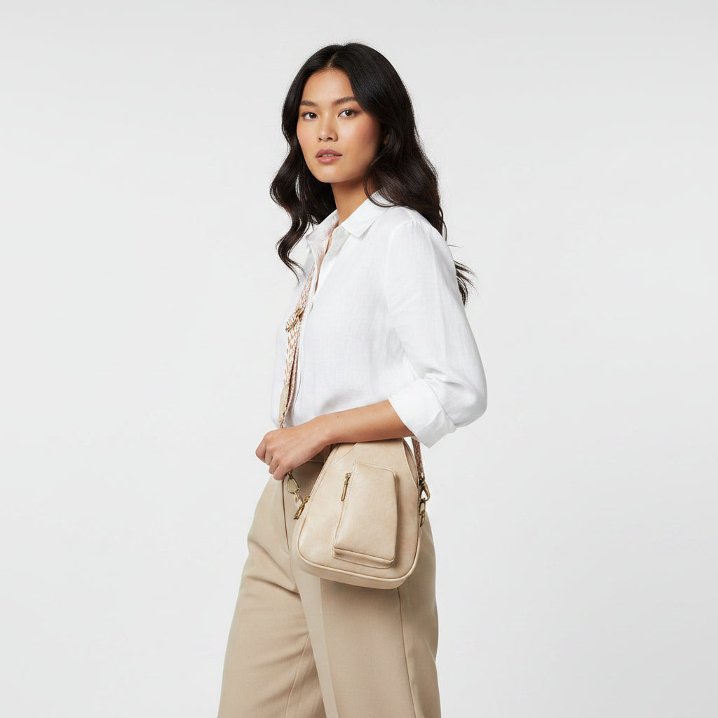 Liora Women's Leather Sling Bag – Adjustable Strap for Everyday Comfort 6